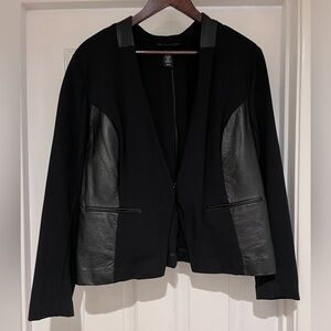 Lane Bryant Black “Leather” Jacket